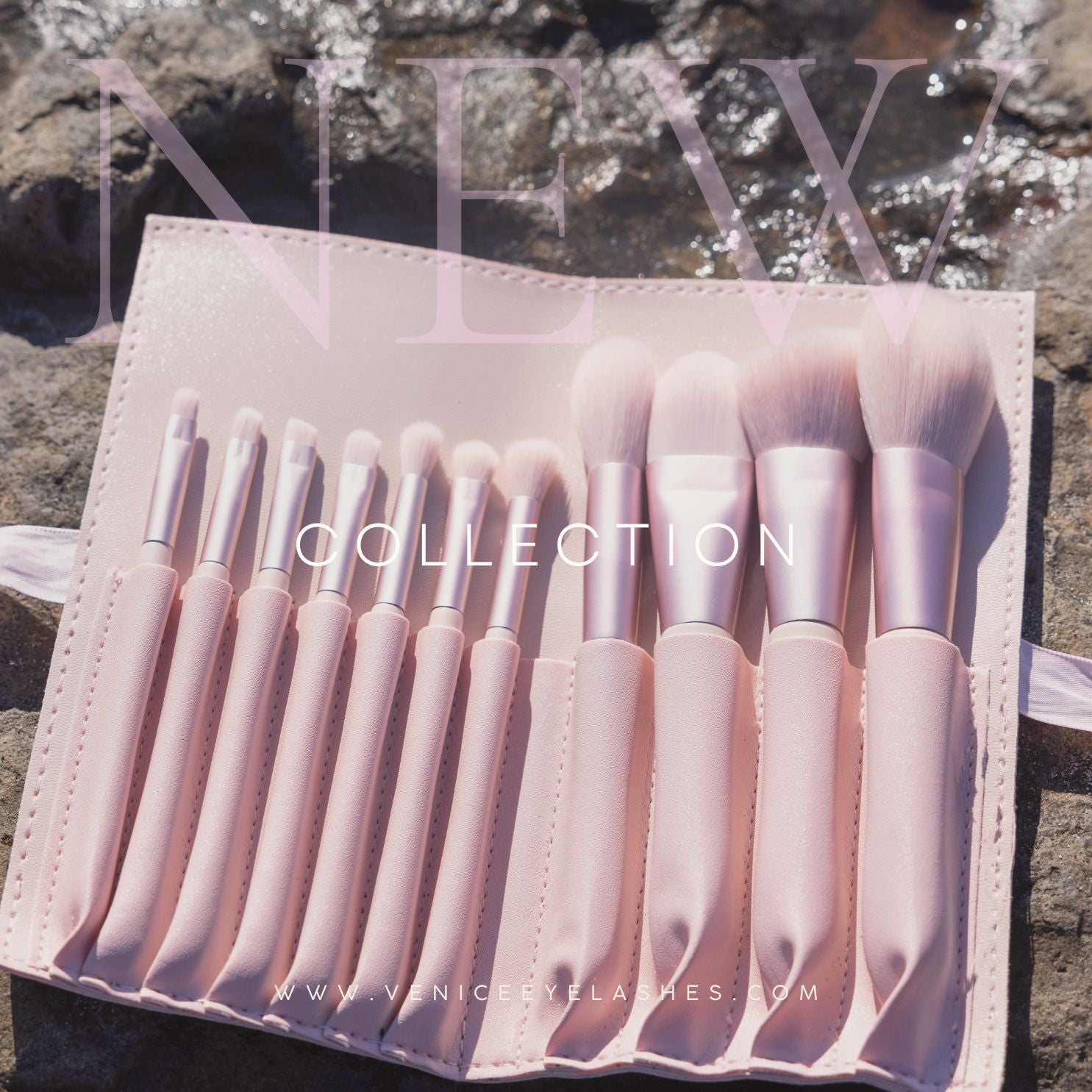 Venice Pink Brush Set