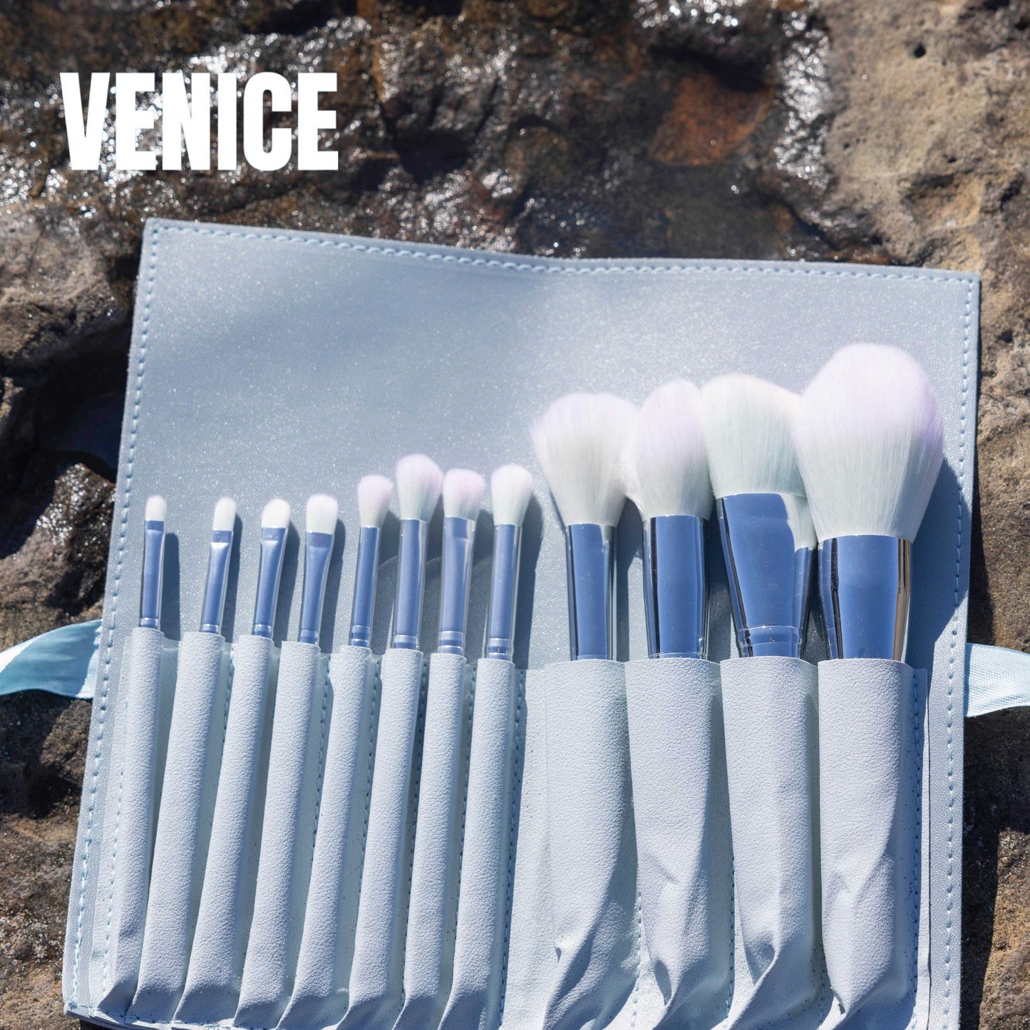 Venice Blue Beach brush set